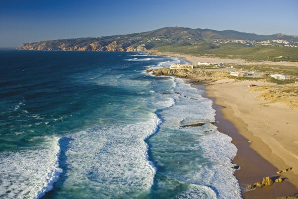 Cascais Portugal beach aerial view