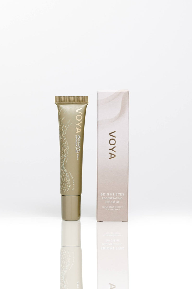 voya bright eyes regenerating organic eye cream for fine lines