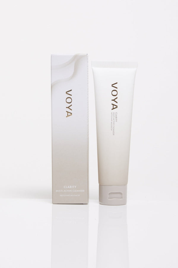 voya multi-active cleanser with outer packaging