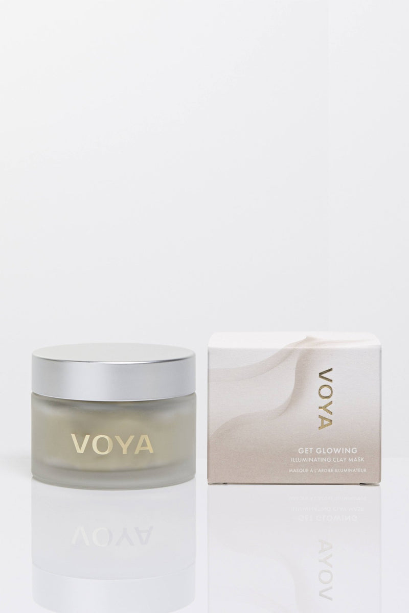voya get glowing organic clay face mask for oily and combination skin