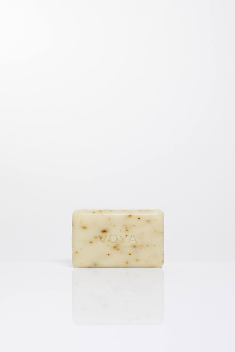 voya organic natural soap bar with seaweed, spearmint and rosemary