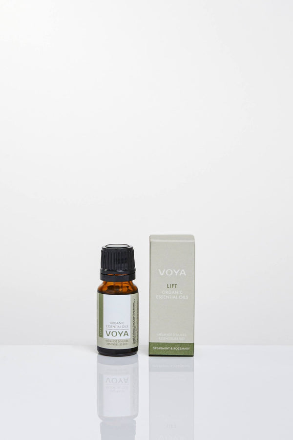 voya organic spearmint and rosemary essential oil blend for diffusers