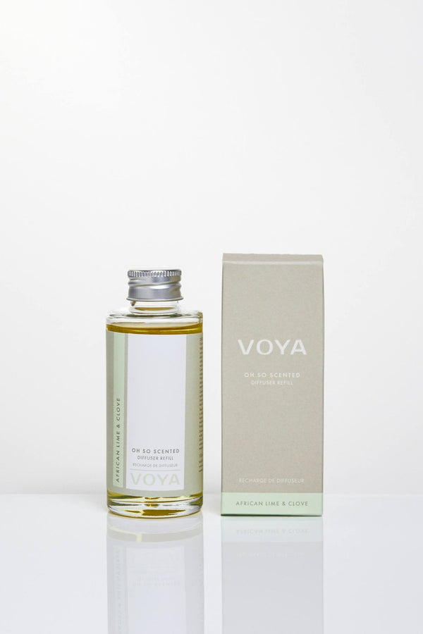 voya african lime and clove reed diffuser refill oil