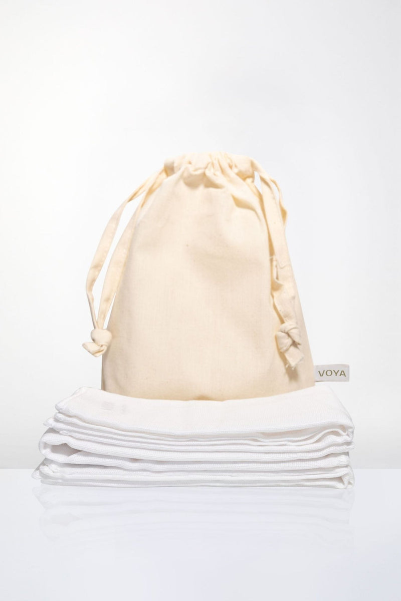 voya muslin cloths made from organic cotton